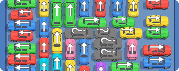 Car puzzle game mechanics
